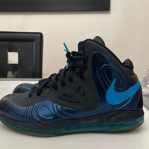 NIKE AIR MAX HYPERPOSITE DARK OBSIDIAN BASKETBALL SNEAKERS MENS SIZE 10